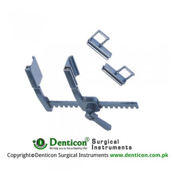Pediatric Sternal Retract With interchangeable Blade(2 pair)Arm length 52mm